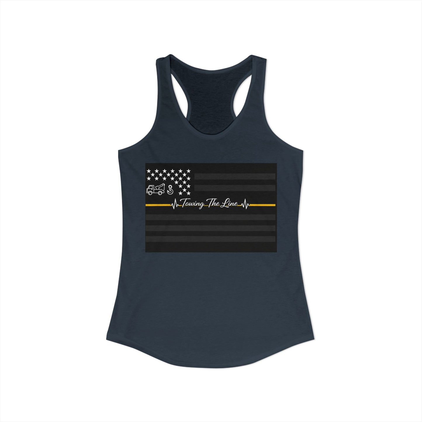Thin Yellow Line Women's Racerback Tank
