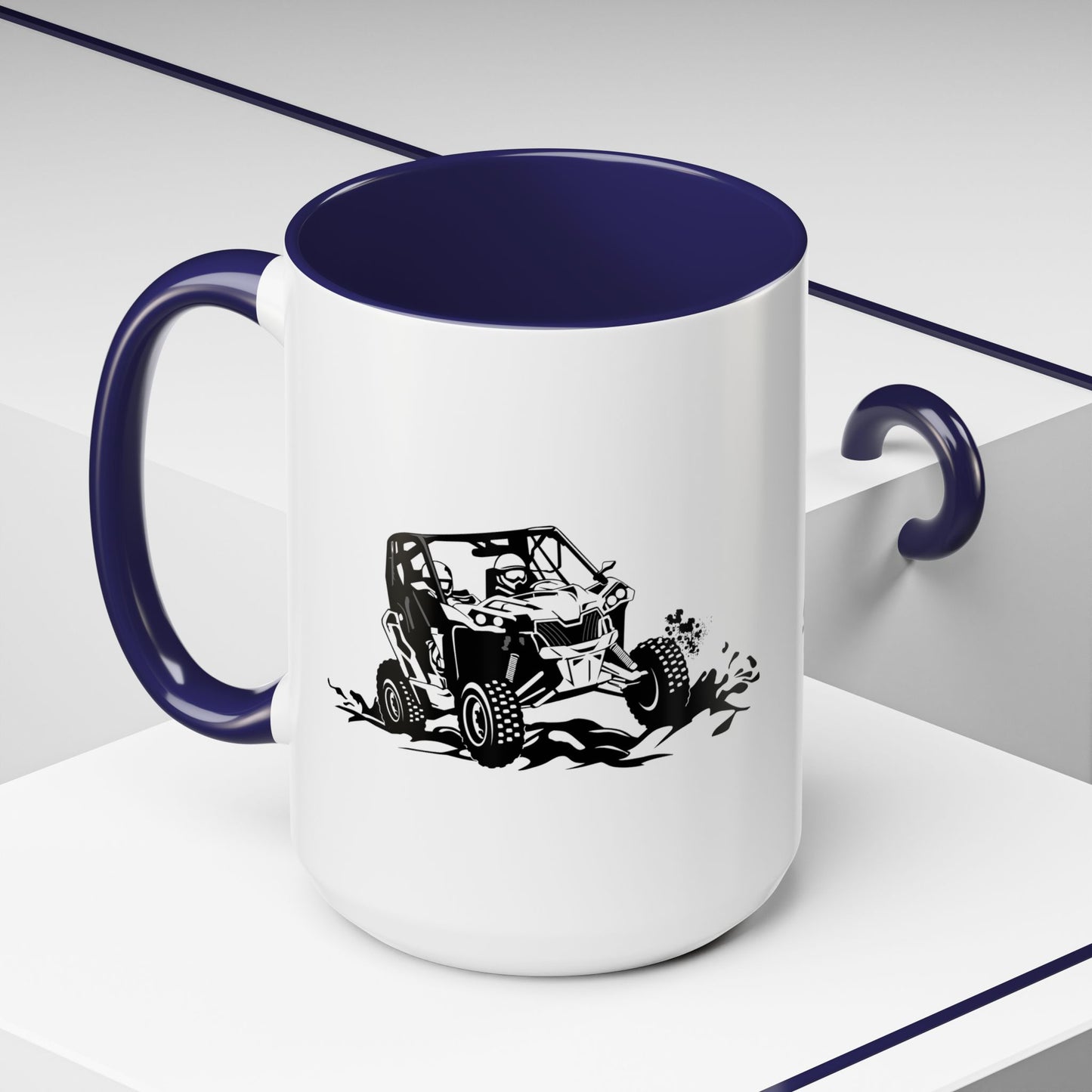 Slingin' Mud Side By Side 2-Tone Coffee Mug