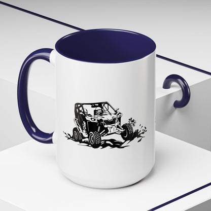 Slingin' Mud Side By Side 2-Tone Coffee Mug