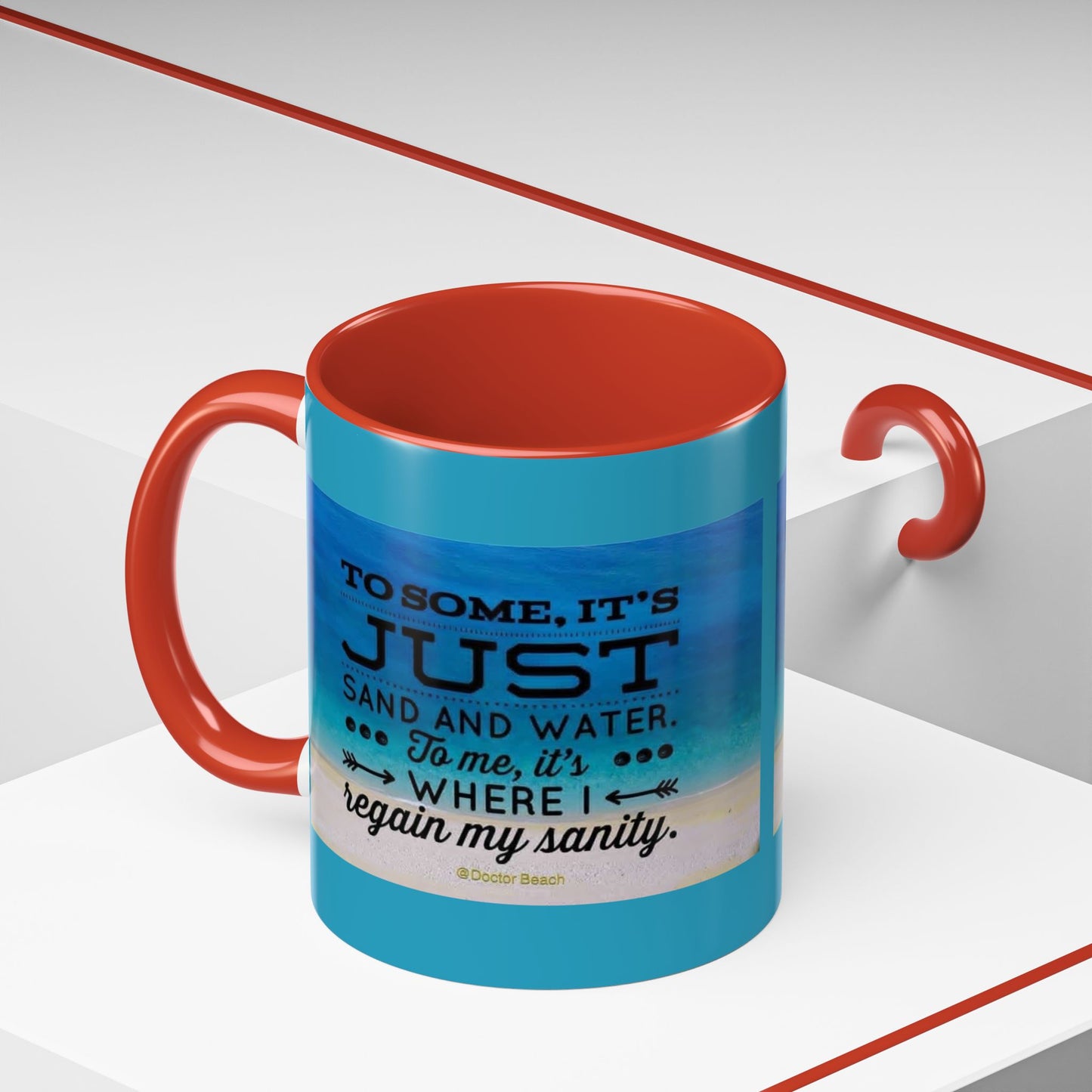 Dr. Beach 2-Tone Coffee Mug