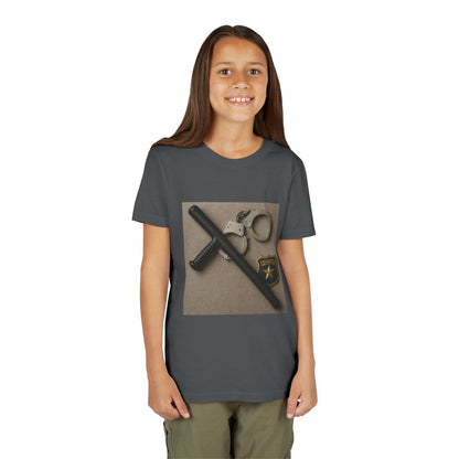 Law Enforcement Appreciation Youth Unisex Short Sleeve Crewneck Tee