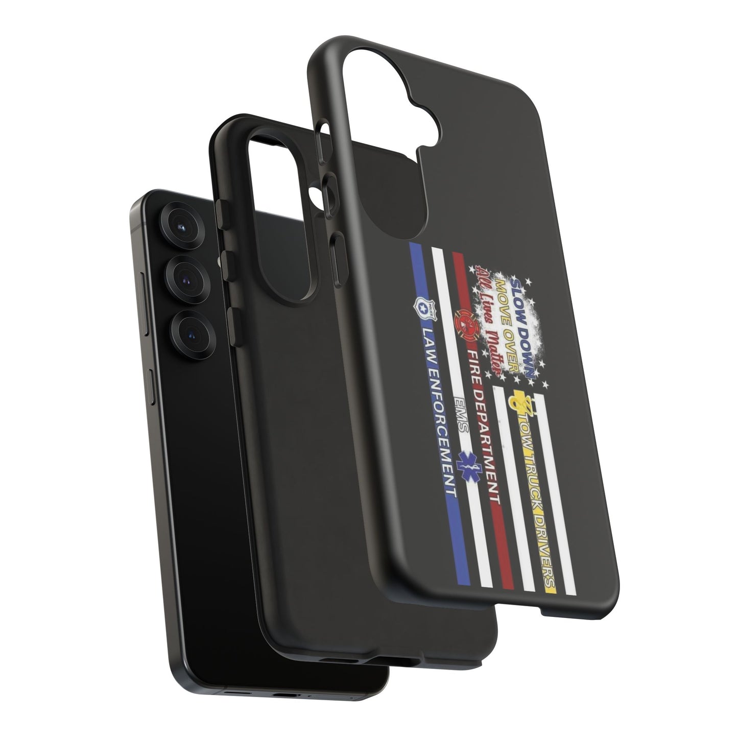 Slow Down Move Over Flag Samsung Case