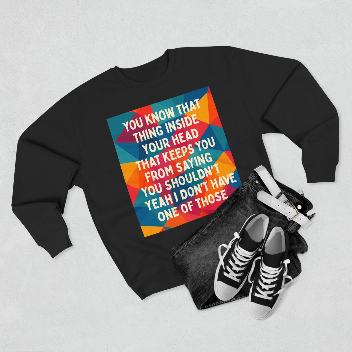 No Filter Unisex Crewneck Sweatshirt