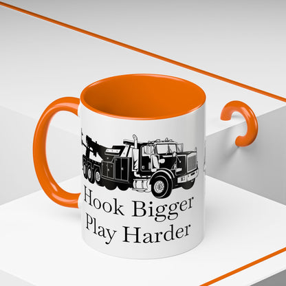 Hook Bigger 2-Tone Coffee Mug