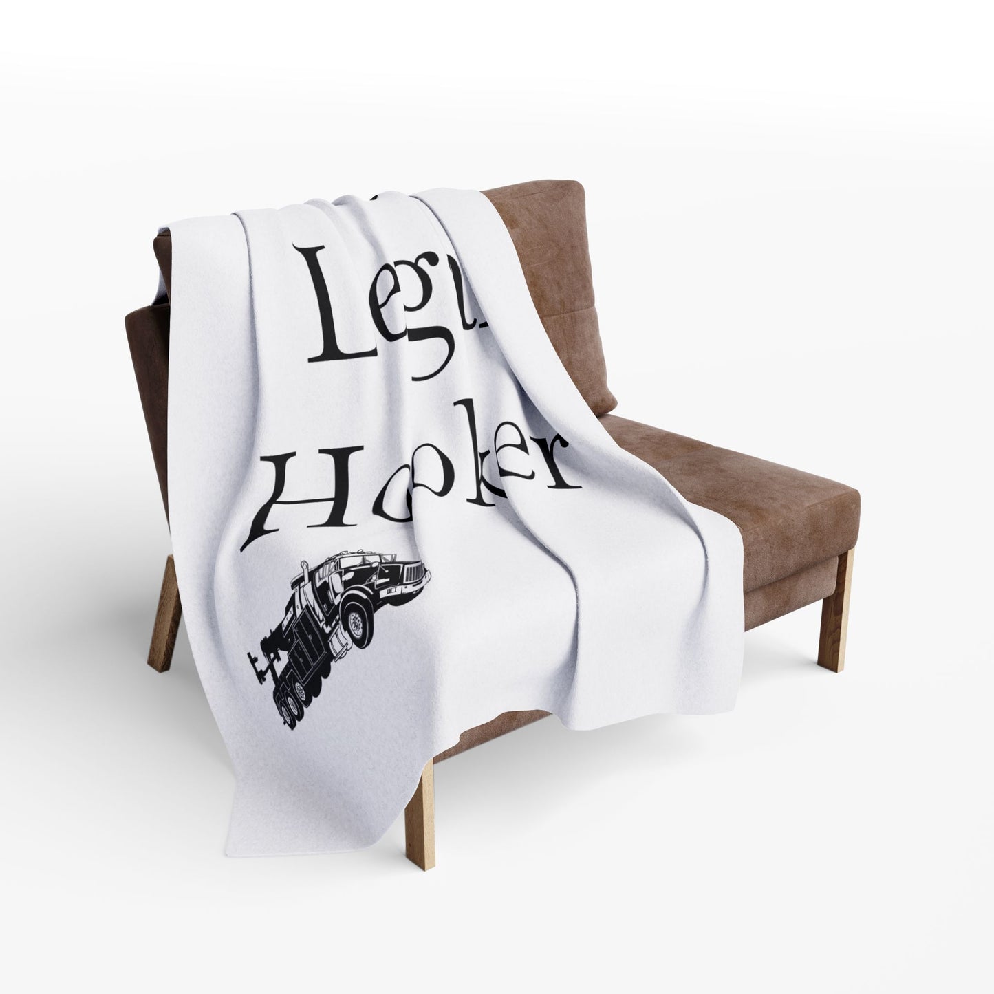 Legal H**ker Heavy Tow Truck Arctic Fleece Blanket
