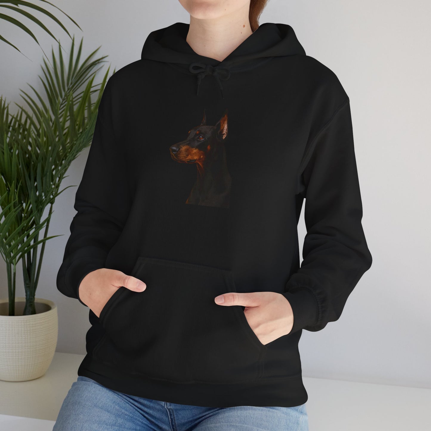 Doberman Head Unisex Hoodie