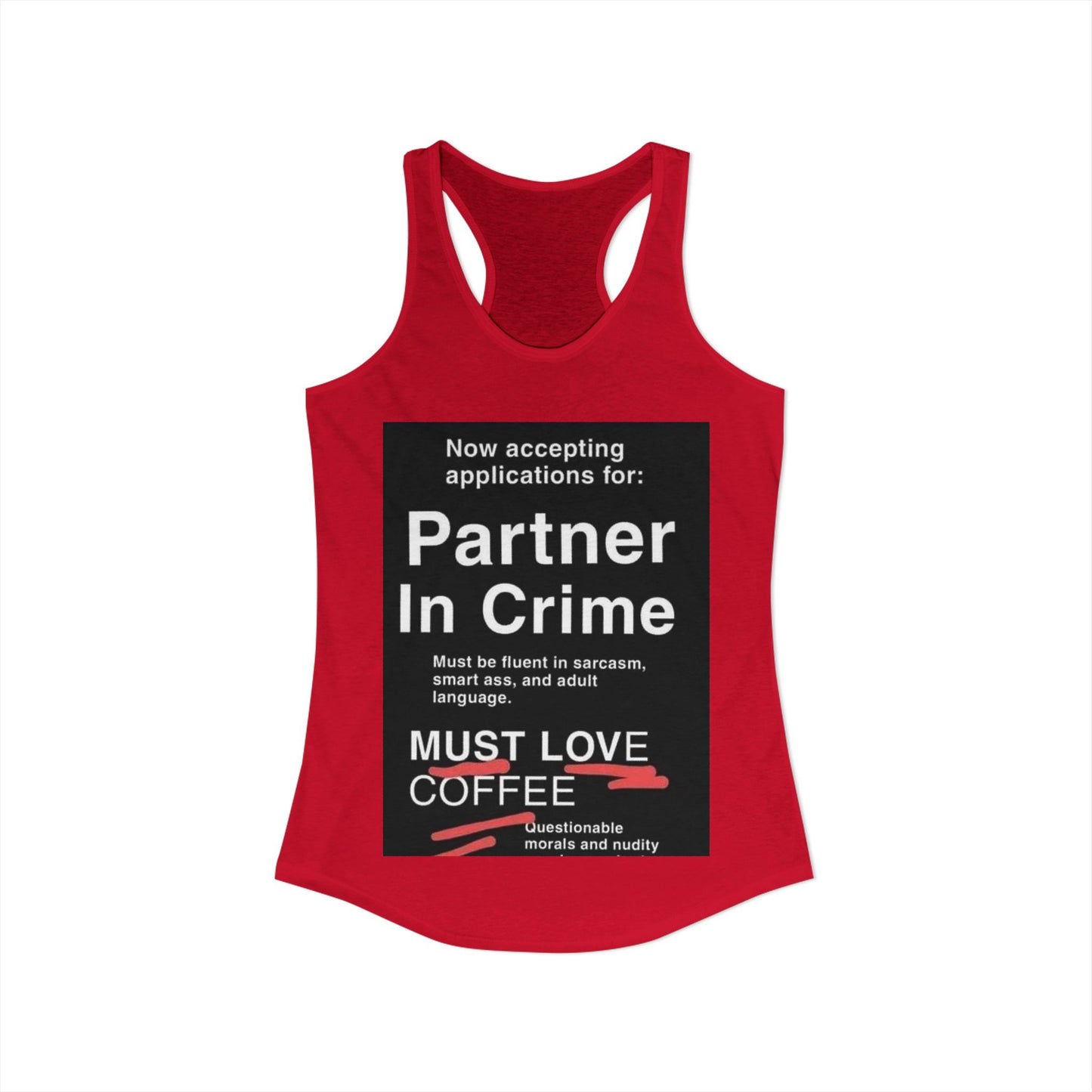 Partner In Crime Women's Racerback Tank