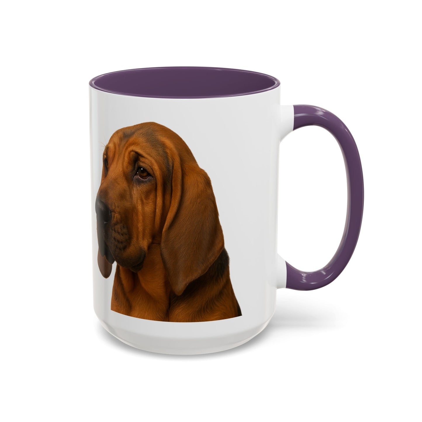 Bloodhound Head 2-Tone Coffee Mug