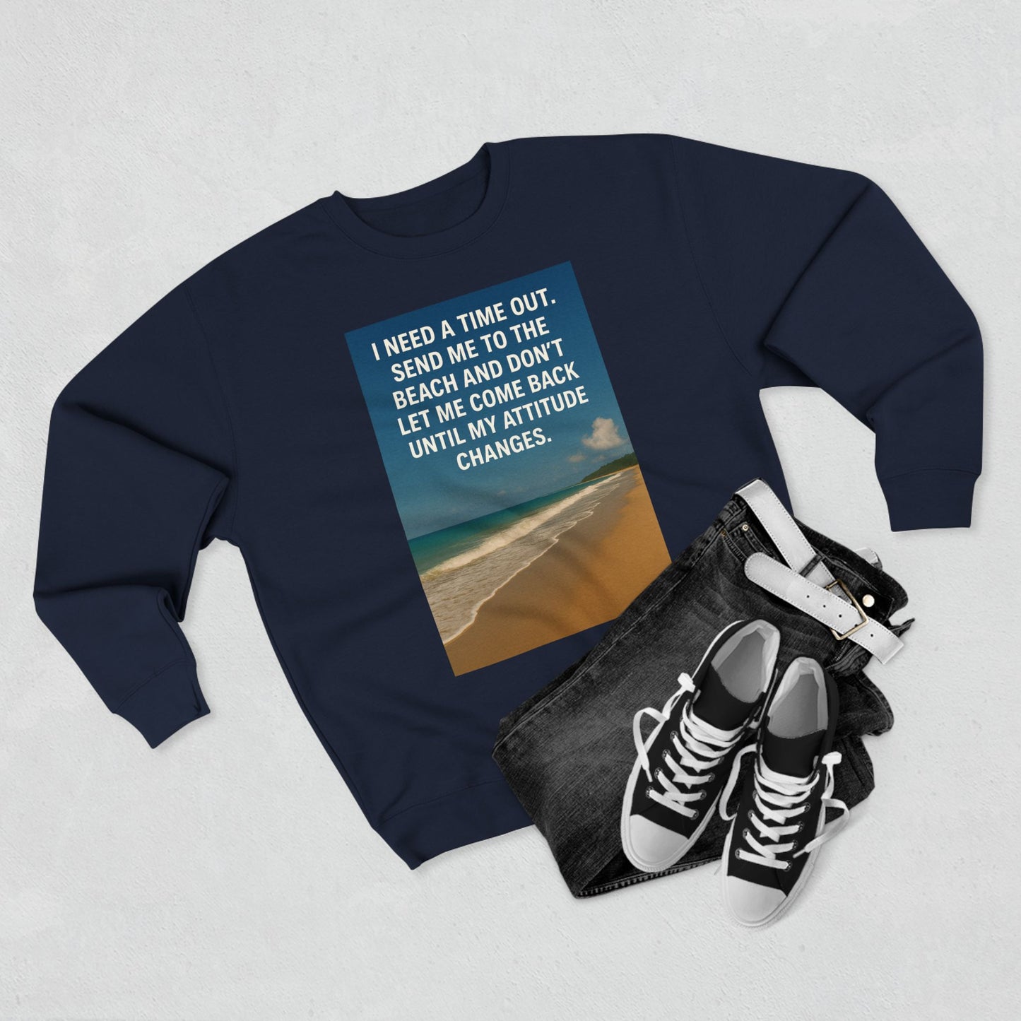 Time Out Unisex Crewneck Sweatshirt