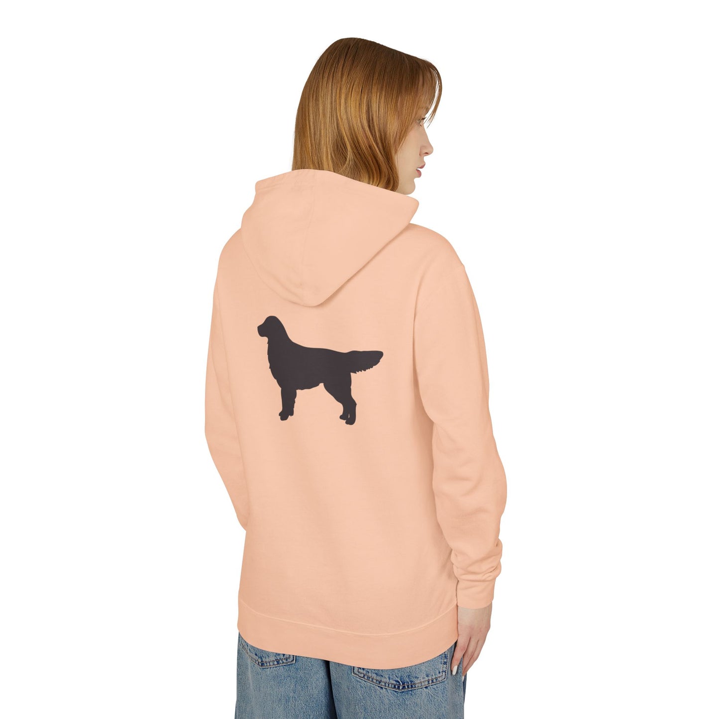 Golden Silhouette Unisex Lightweight Hoodie