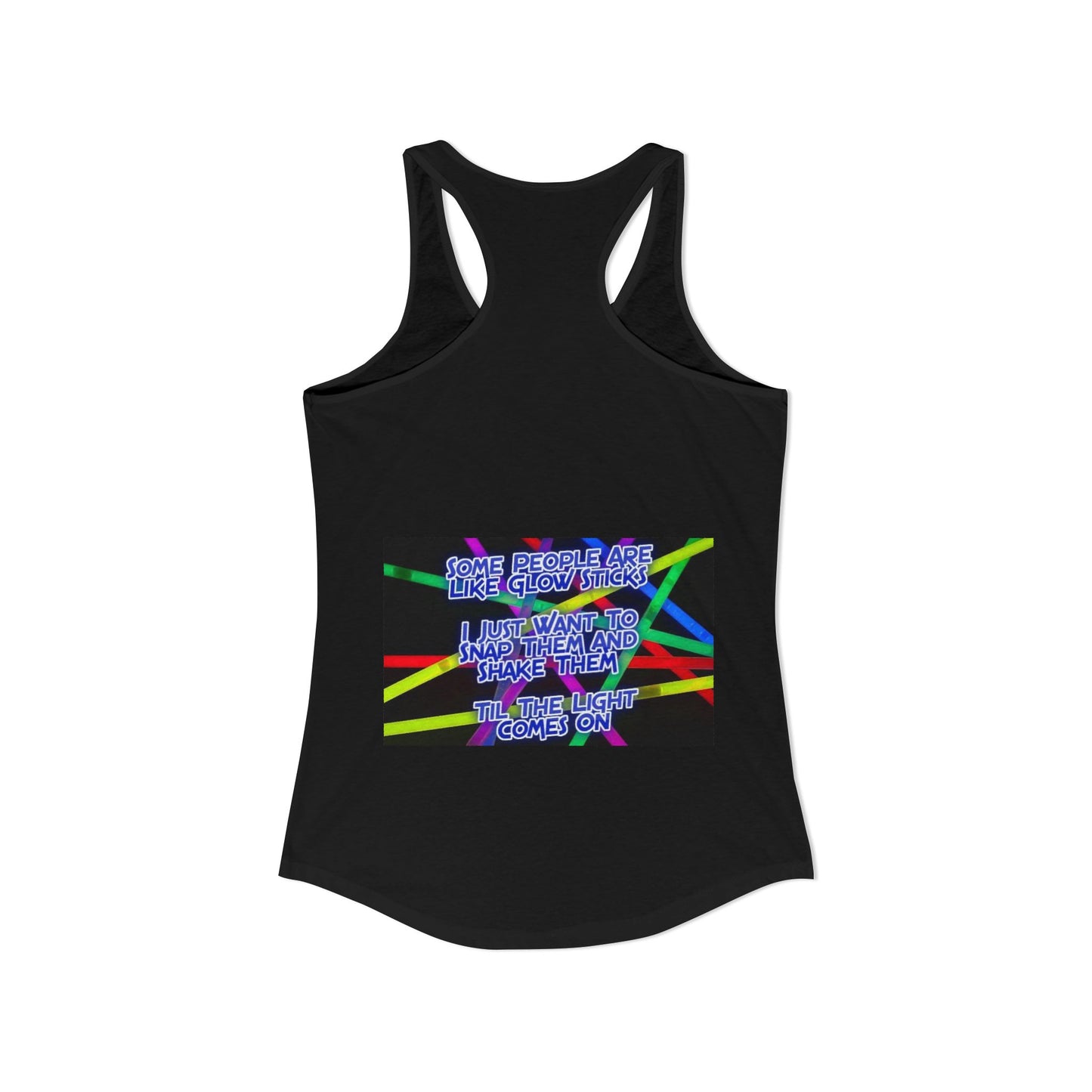 Glow Sticks Women's Racerback Tank