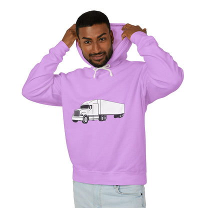 Semi Truck Unisex Lightweight Hoodie