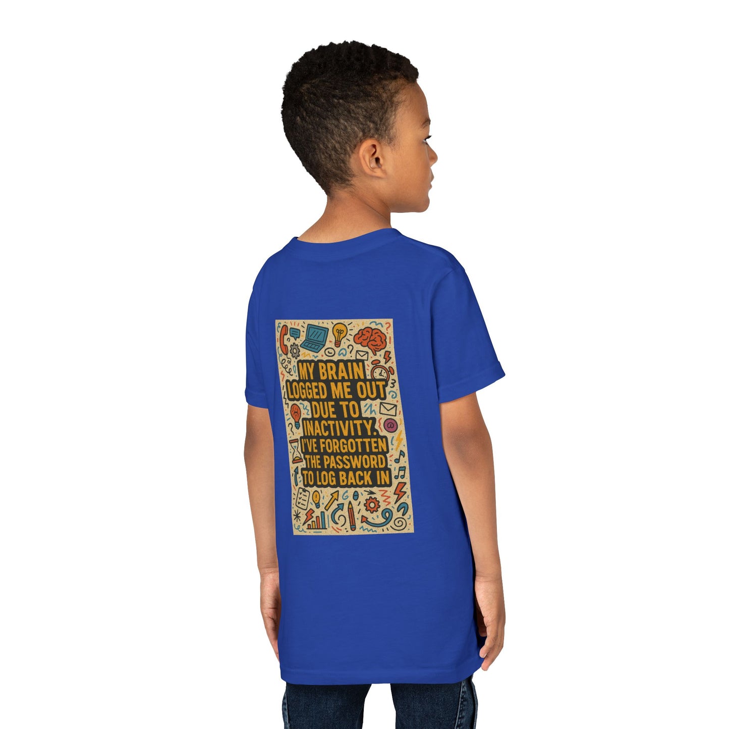 Logged Out Youth Unisex Short Sleeve Crewneck Tee