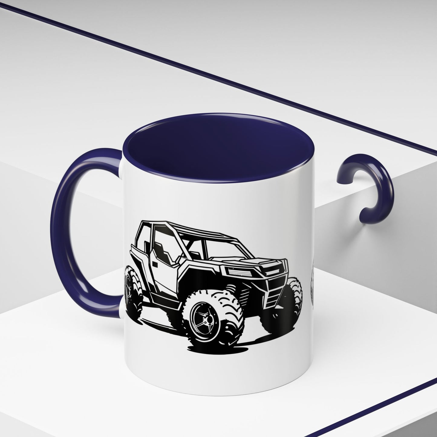 Off The Beaten Path Side By Side 2-Tone Coffee Mug