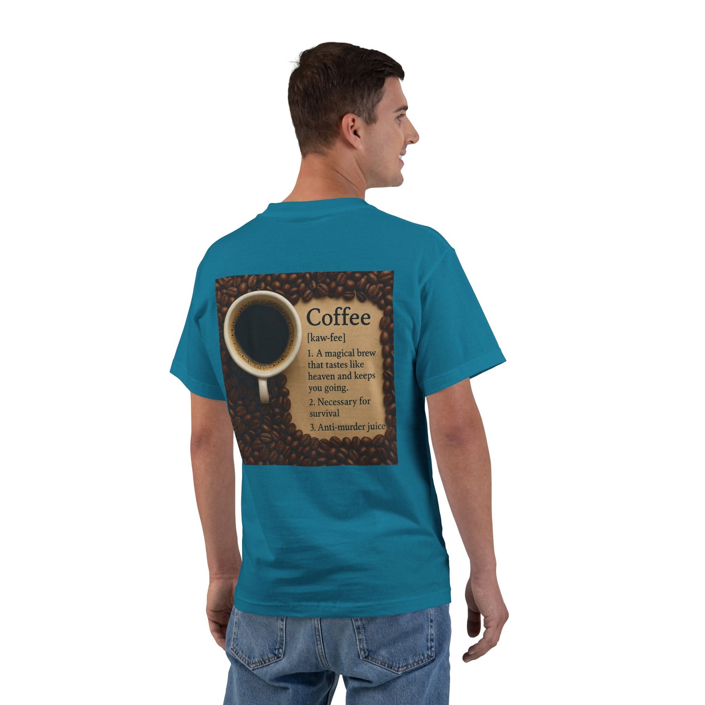 Coffee Definition Men's Short-Sleeve Crewneck Tee