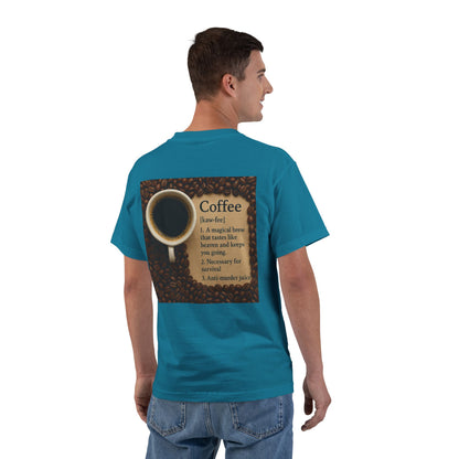 Coffee Definition Men's Short-Sleeve Crewneck Tee