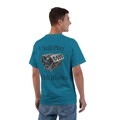 Play With Blocks Men's Short-Sleeve Crewneck Tee