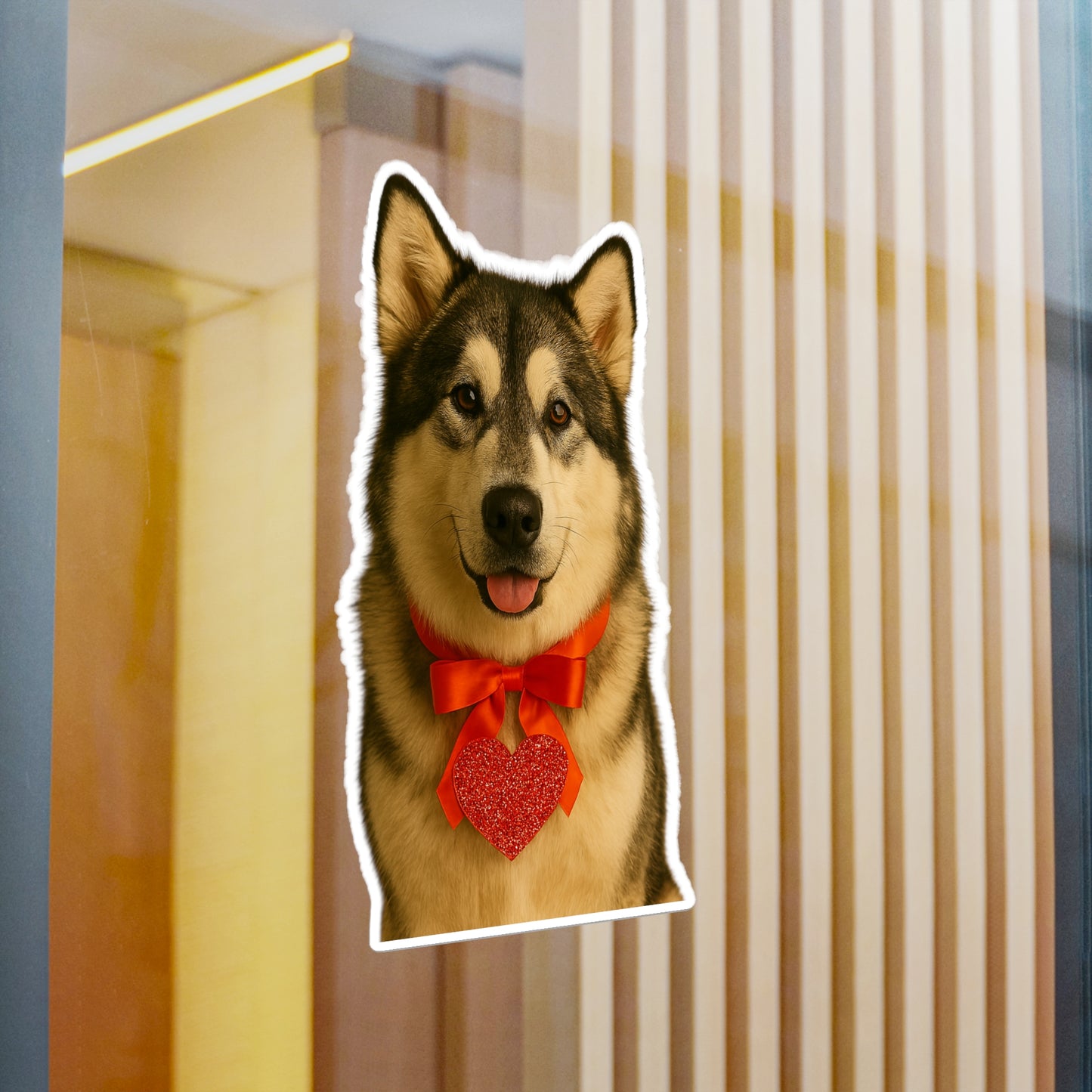 Cupid's Companion Malamute Vinyl Decal