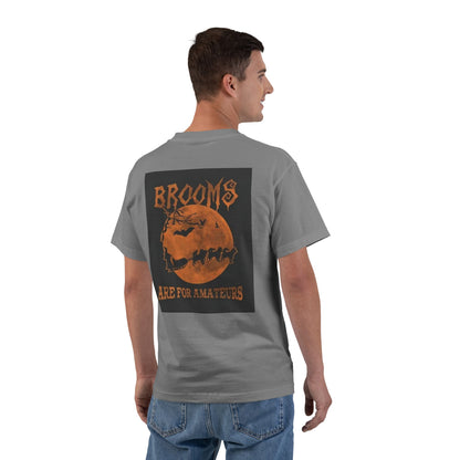 Brooms Are For Amateurs Men's Short-Sleeve Crewneck Tee