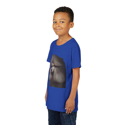 Poodle Head Youth Unisex Short Sleeve Crewneck Tee