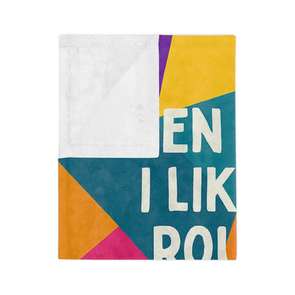 Like It Rough Velveteen Microfiber Blanket