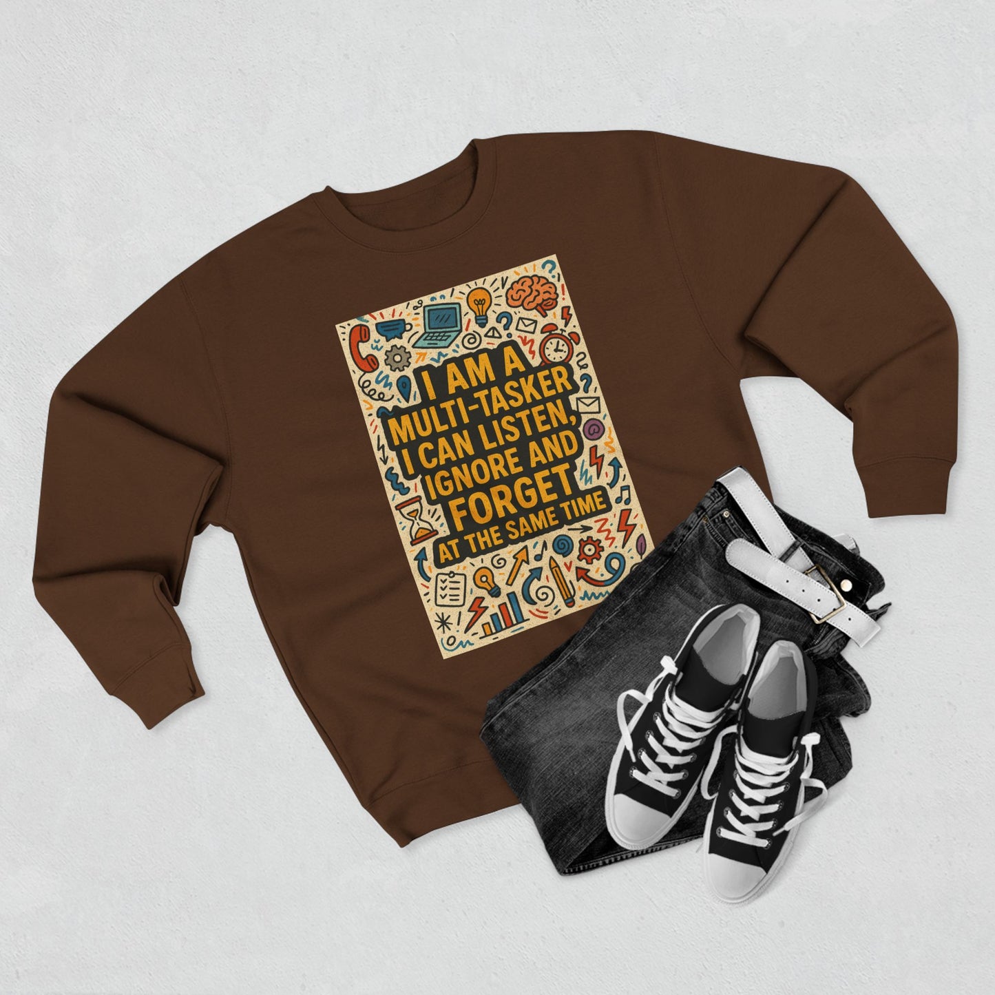 Multi-Tasker Unisex Crewneck Sweatshirt