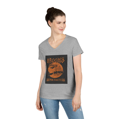 Brooms Are For Amateurs Women's V-Neck T-Shirt