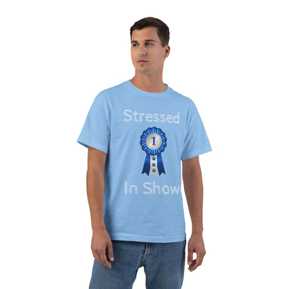 Stressed In Show Men's Short-Sleeve Crewneck Tee