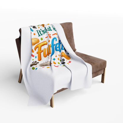 Fur-Fetti Cat Arctic Fleece Blanket