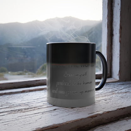 Caffeine Lets Me Color Changing Mug