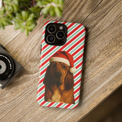 Santa Paws Bloodhound iPhone Case