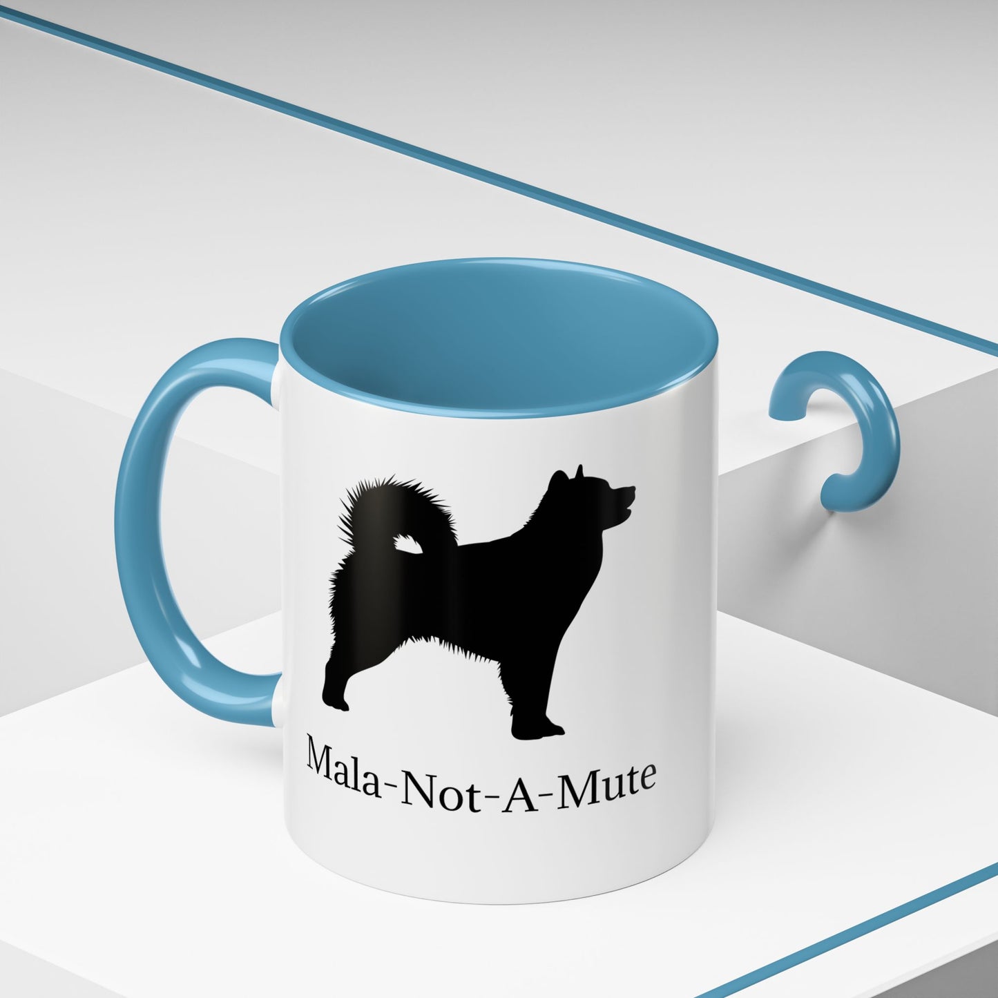 Mala-Not-A-Mute 2-Tone Coffee Mug