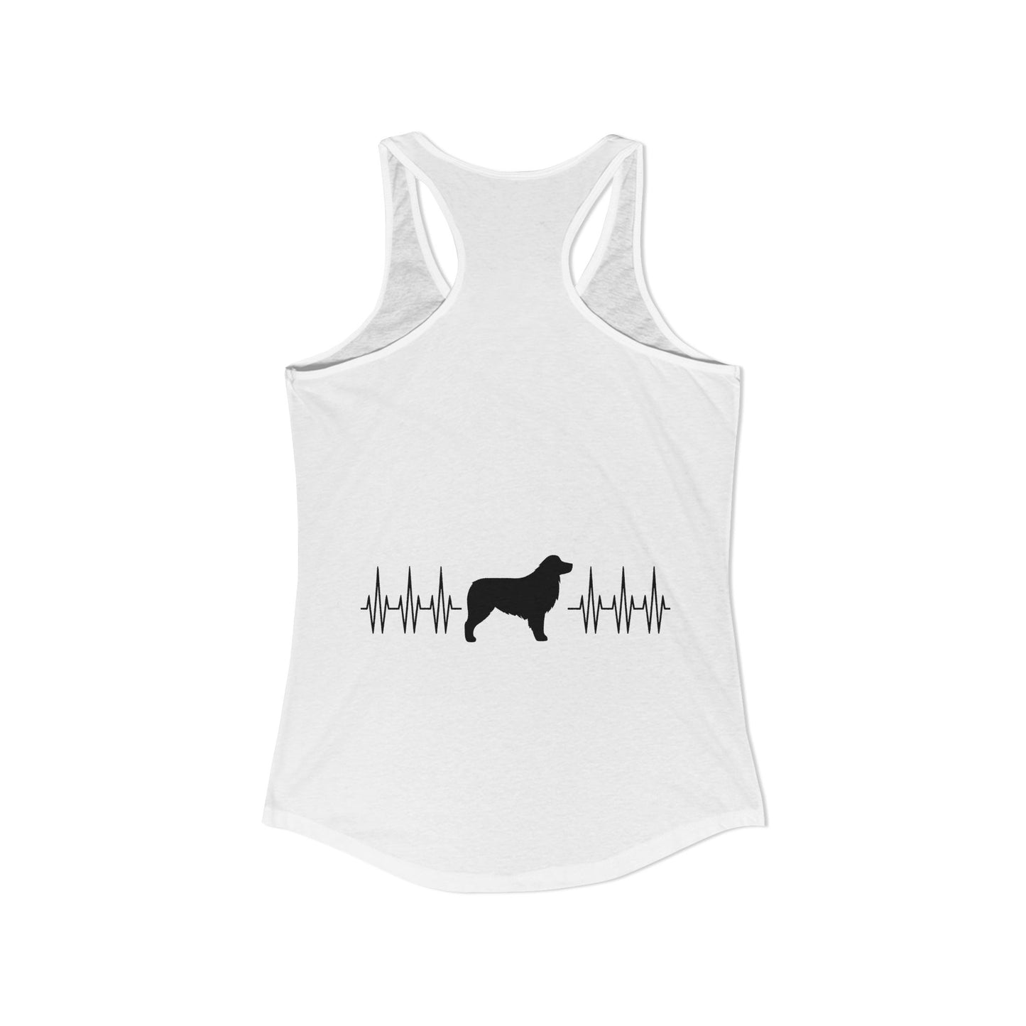 My Heart Beats For Aussies Women's Racerback Tank