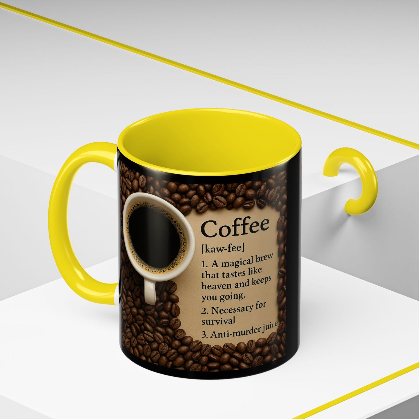 Coffee Definition 2-Tone Coffee Mug