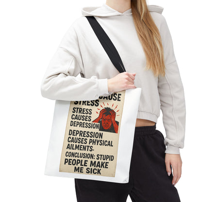Stupid People Tote Bag
