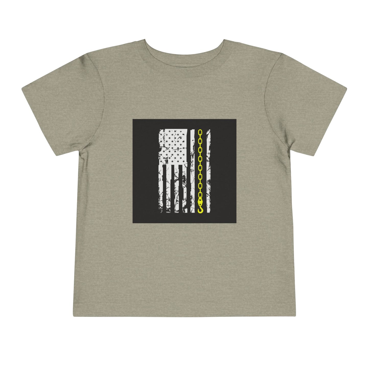 Thin Yellow Line Toddler Unisex Short Sleeve Crewneck Tee