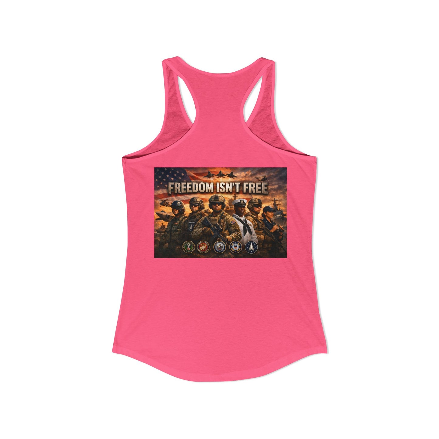 Freedom Isn't Free Women's Racerback Tank