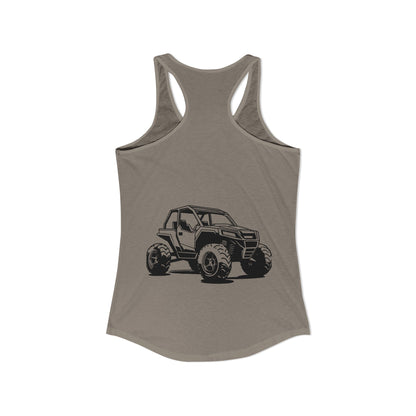 Off The Beaten Path Side By Side Women's Racerback Tank