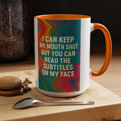 Subtitles 2-Tone Coffee Mug