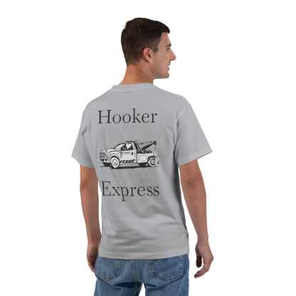 H**ker Express Wheel Lift Tow Truck Men's Short-Sleeve Crewneck Tee