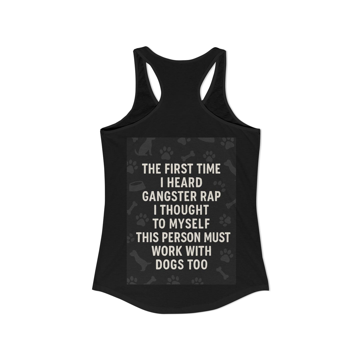 Gangster Rap Women's Racerback Tank
