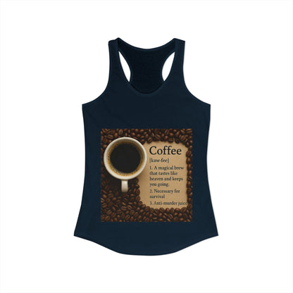 Coffee Definition Women's Racerback Tank