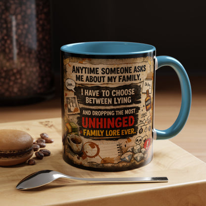 Unhinged Family 2-Tone Coffee Mug