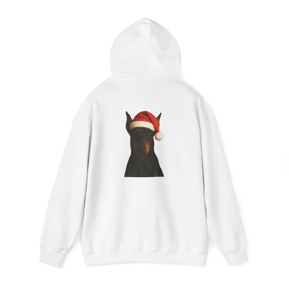 Santa Paws Doberman Unisex Hoodie