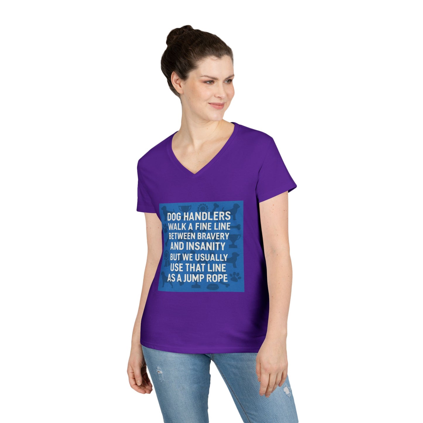 Jump Rope Women's V-Neck T-Shirt