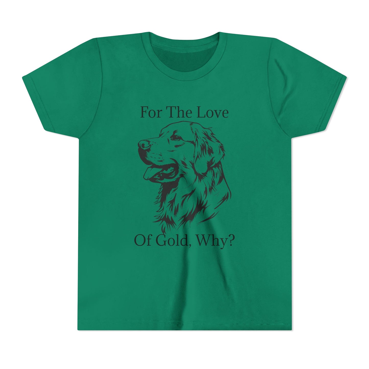 For The Love Of Gold Youth Unisex Short Sleeve Crewneck Tee