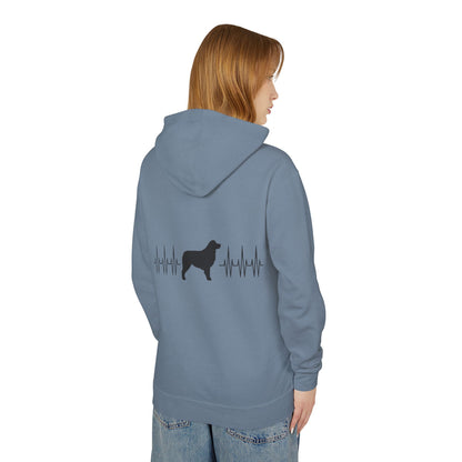 My Heart Beats For Aussies Unisex Lightweight Hoodie