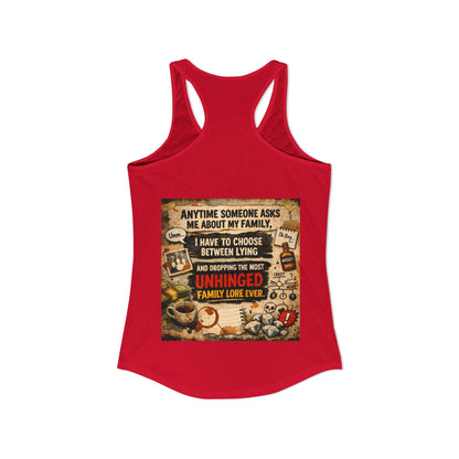 Unhinged Family Women's Racerback Tank