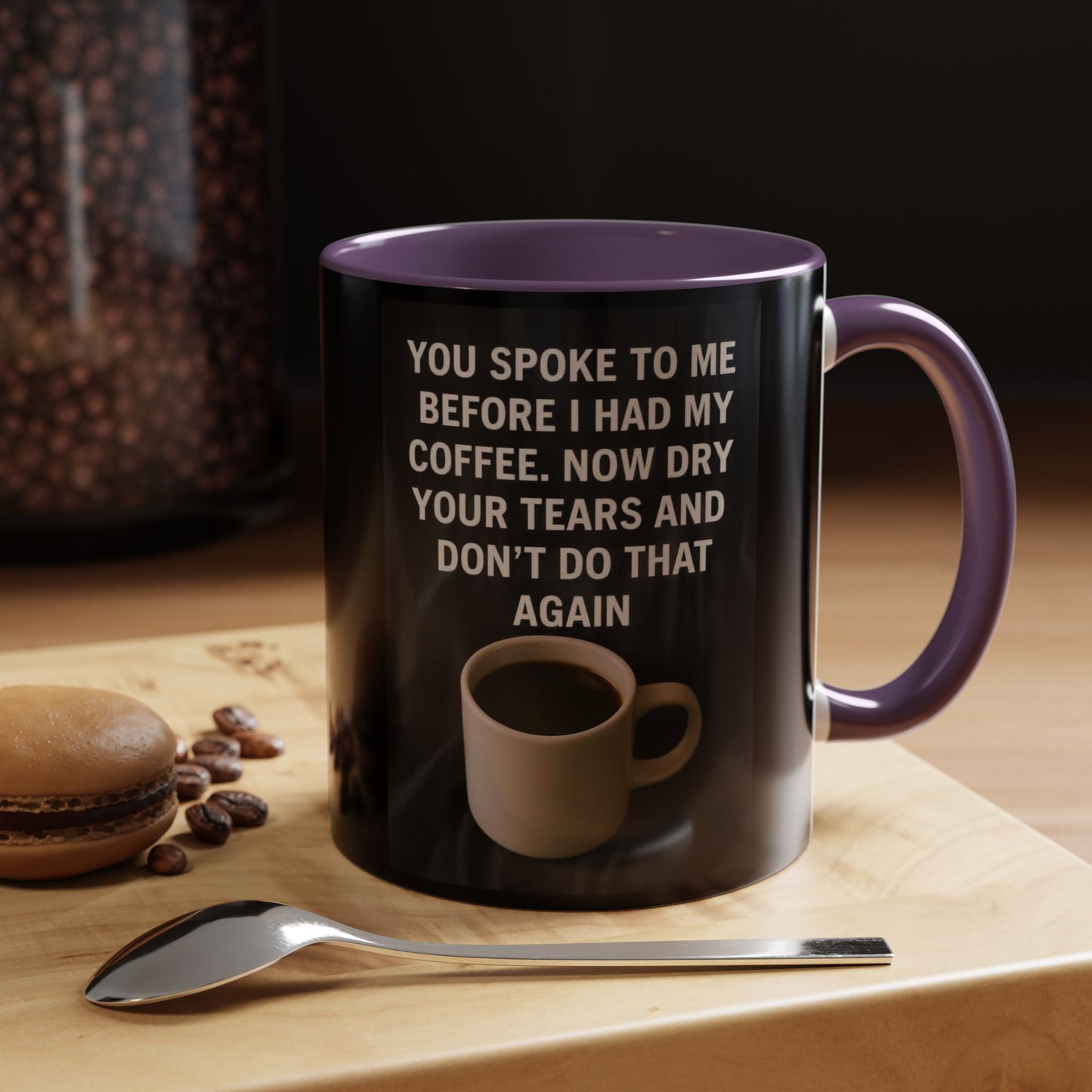 Dry Your Tears 2-Tone Coffee Mug