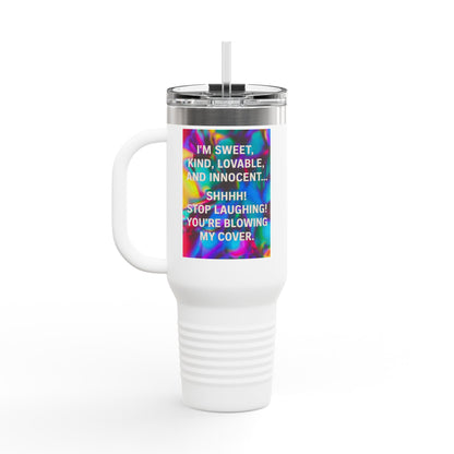 Blowing My Cover Insulated Travel Mug